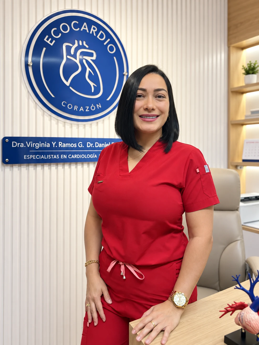 Dra. Virginia Ramos, cardióloga internista y especialista en ecocardiografía